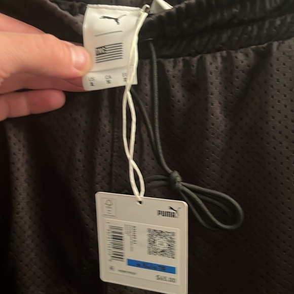 Puma x TMC Everyday Hussle Mesh Shorts Black w/ Black Drawstring - Picture 5 of 8